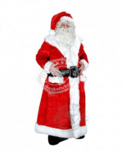 Kostüm Weihnachtsmann Nikolaus Maskottchen 198j Promotion Lauffigur Walking Act Plüsch Hochwertig günstig