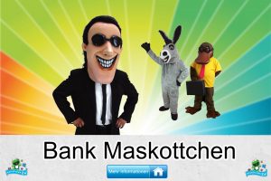 Bank Maskottchen Kostüm Produktion günstig kaufen